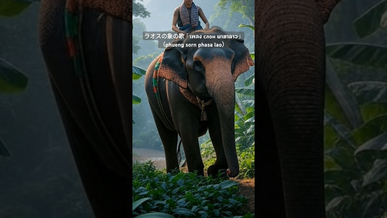 ラオスの象の歌「เพลง слон ພາສາລາວ」（phueng sorn phasa lao）