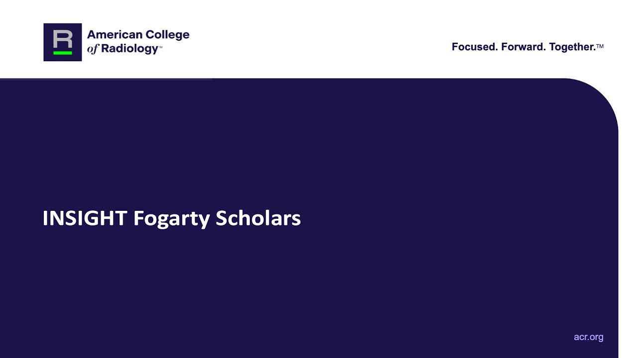 INSIGHT Fogarty Scholars