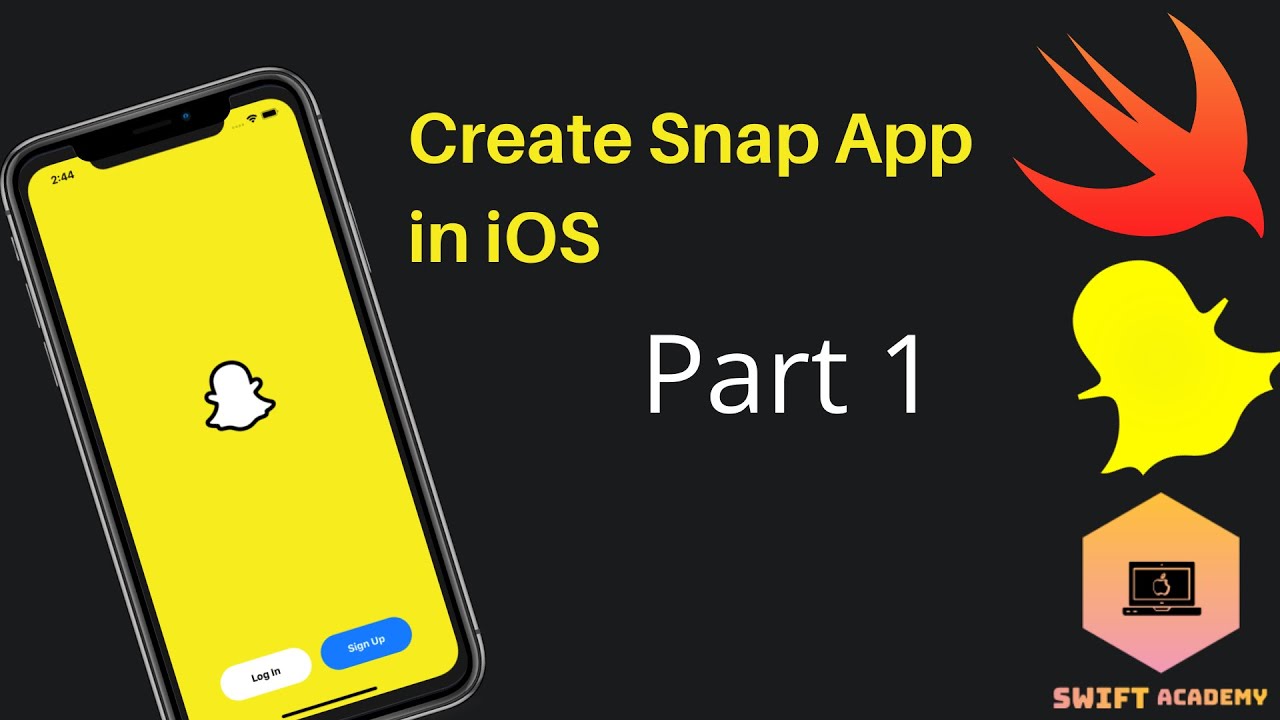 Create a Snap app in Swift | Part 1 | Xcode | iOS Development | iOS Tutorials | iOS Swift Academy