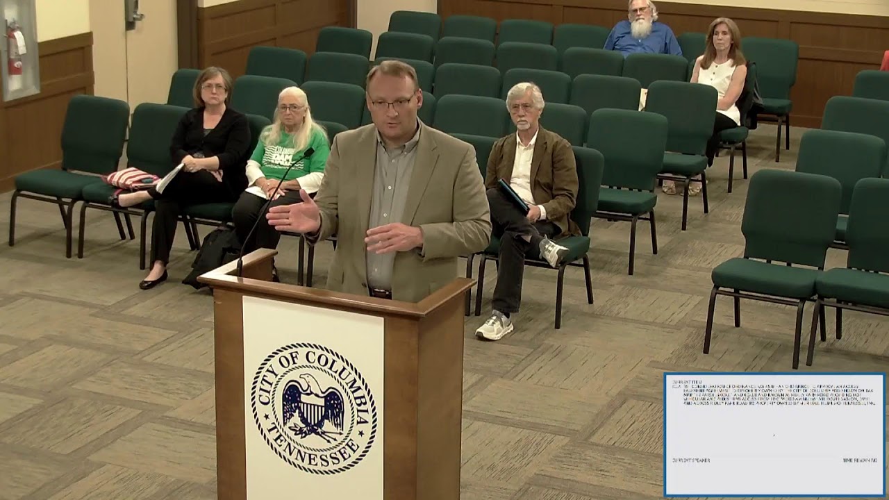 City of Columbia, TN Council Meeting