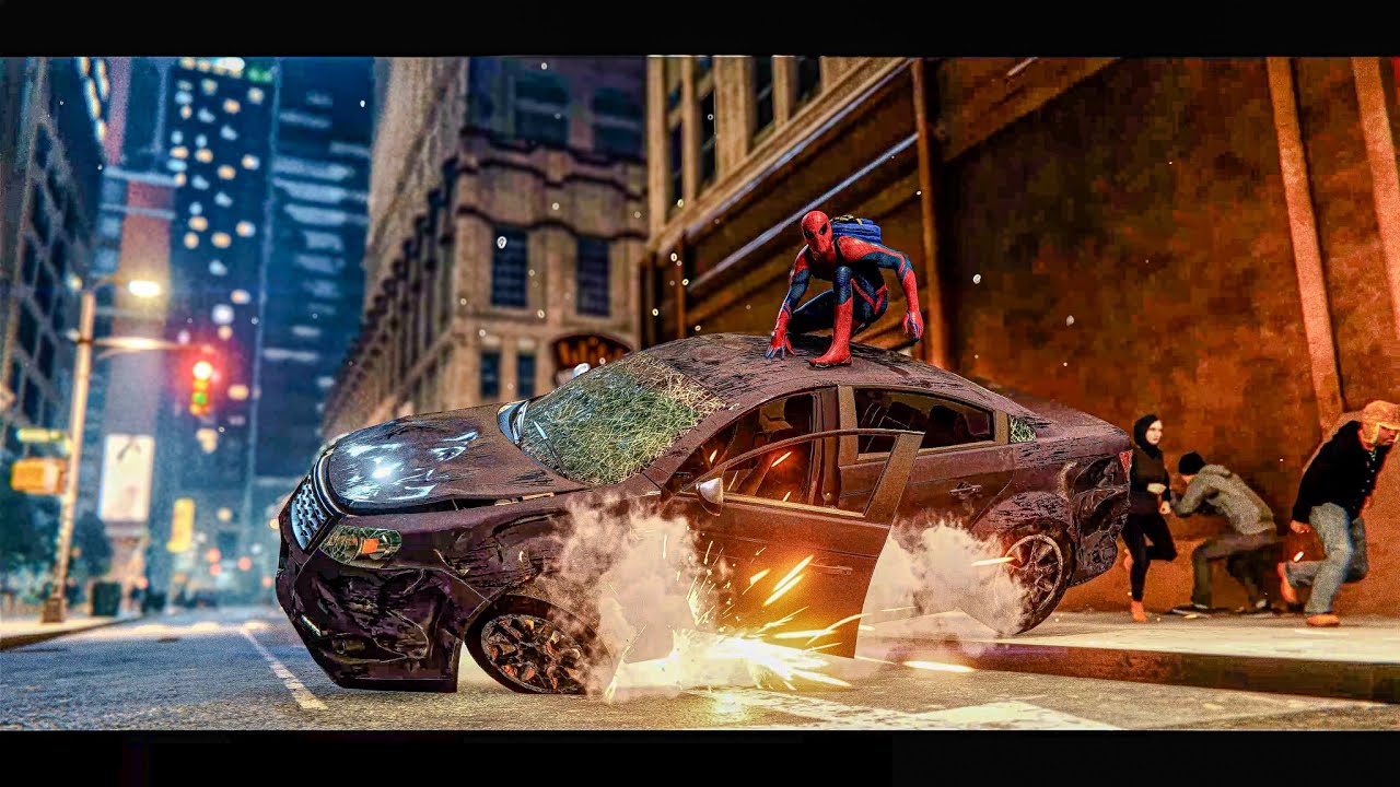 Full Day as Andrew Garfield 's Spider-Man | PC ULTRA MODDED 8K with RTX 5090