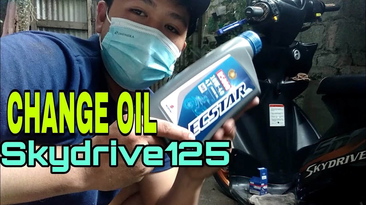 SUZUKI Skydrive 125 | Change Oil #suzukiEcstar #skydrive125