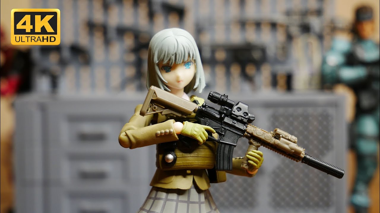 Unboxing: LOTS OF GUNS! Figma Rika Shiina and my ENTIRE Little Armory Collection