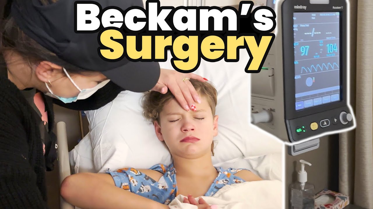 Turbinate Reduction surgery on our 7 year old!  | Mower Moments Family Vlog