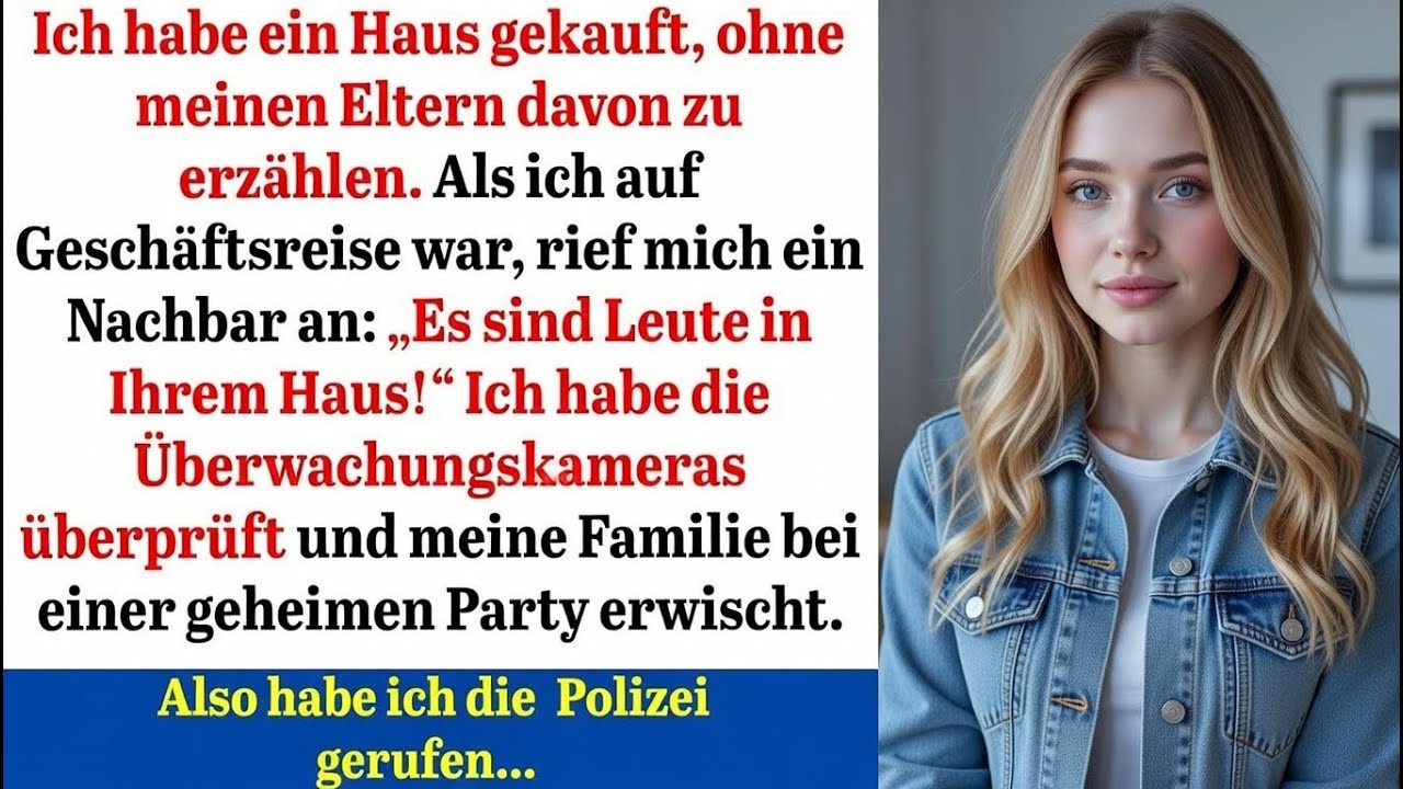 Ich kaufte heimlich ein Haus – doch auf Geschäftsreise entdeckte ich meine Familie auf einer Party