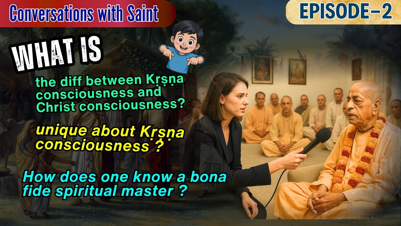 “Krishna Consciousness vs Christ Consciousness — What’s the Real Difference? | Srila Prabhupada