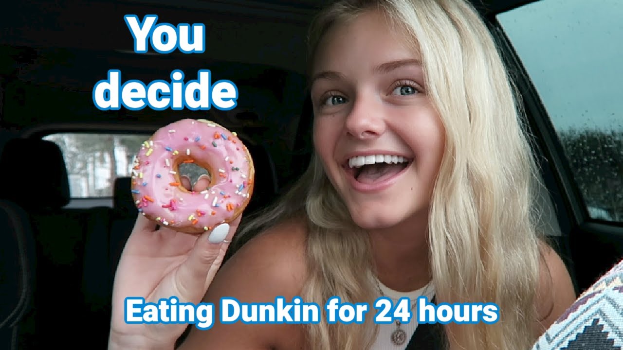 Instagram followers choose what I eat from Dunkin for 24 hours