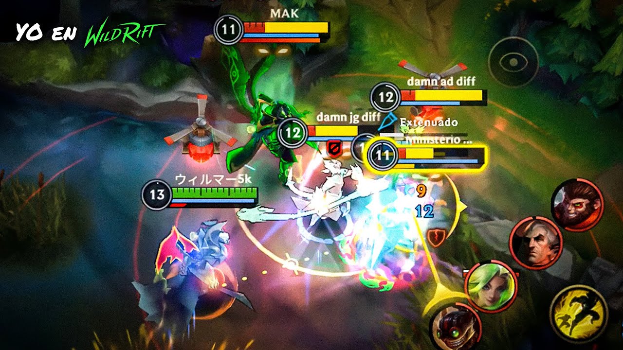 Darius combo Q + Flash || YO en WILD RIFT