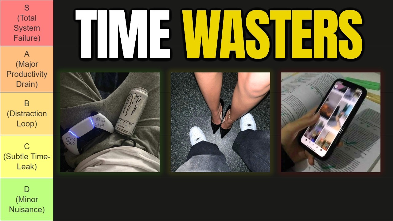 Habits Wasting 90% of Your Time (TIER LIST)