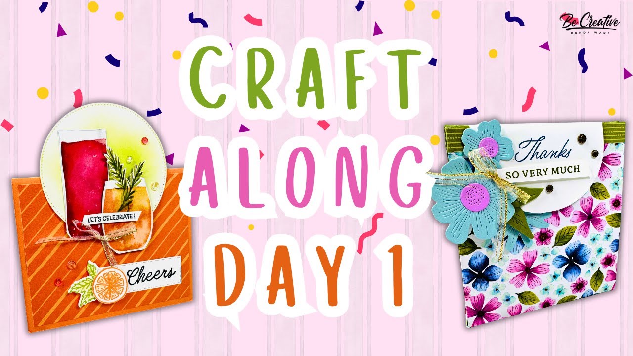 🌟 Craft-a-Long Week BEGINS! Day 1: Cheers & Sips Card + Impressions Abloom Bag – New In Colors!