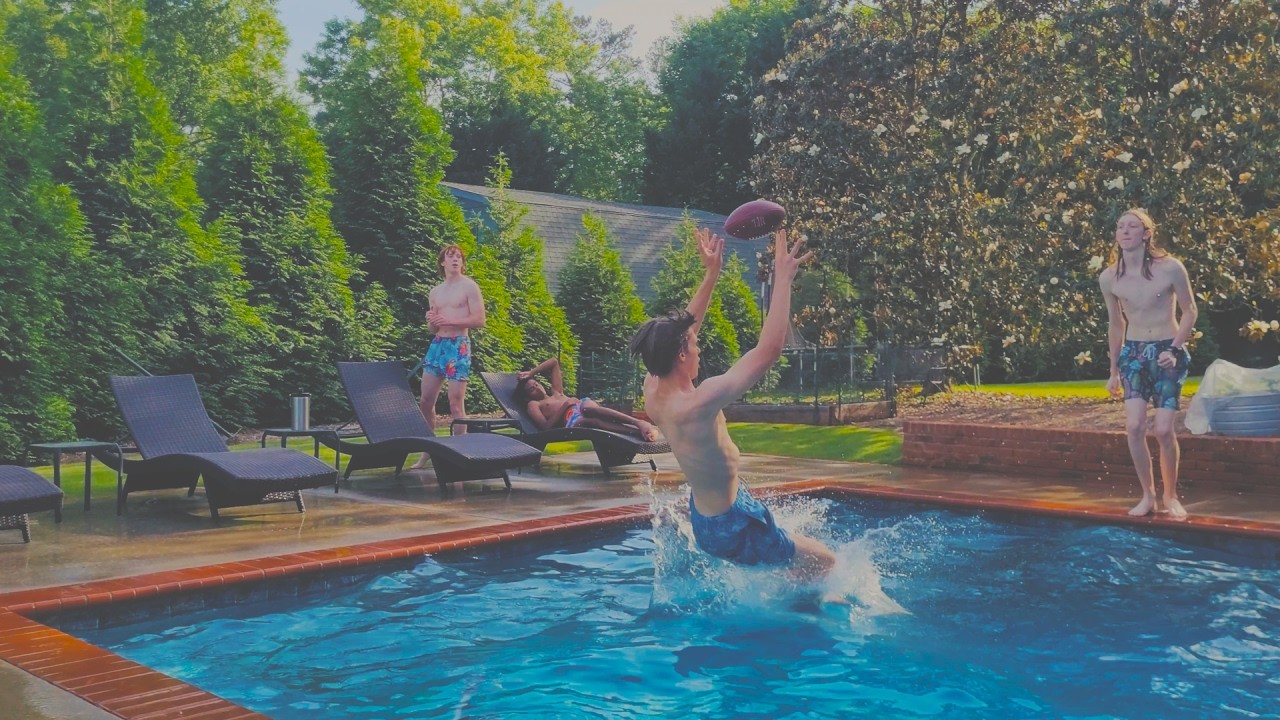 The Bois Hit a Clip at the Pool