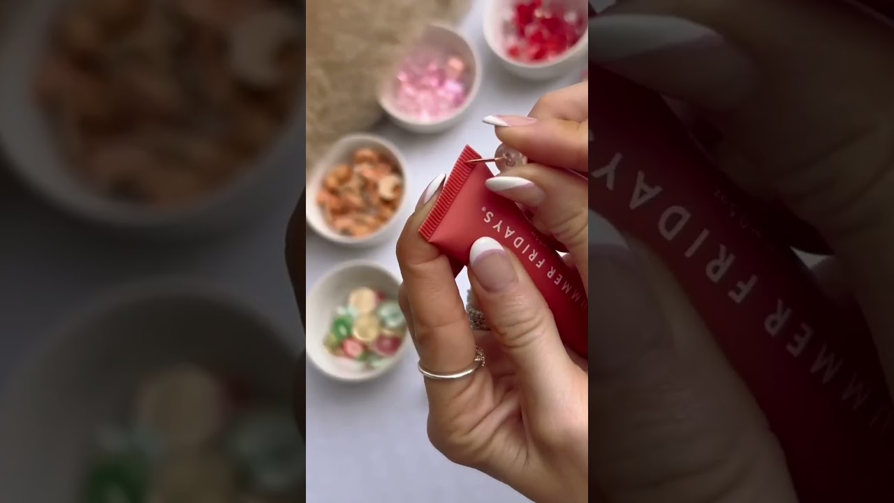 Lip balm keychains! #diy #crafts #diycrafts #diygift #cutecrafts #asmr #lipglosskeychain #shorts
