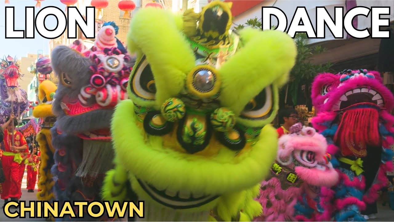 Lion Dance in San Francisco 2025 | Night Market Performance!
