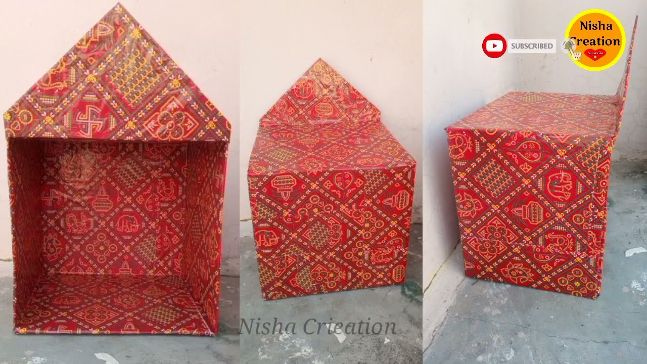 Make Easy Cardboard Temple | Make Easy Temple / आसानी से मंदिर कैसे बनाएं
