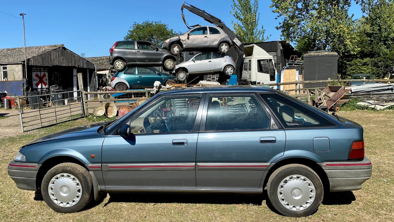 Getting the barn find Rover 214 running, new Fuel pump first and she’s away