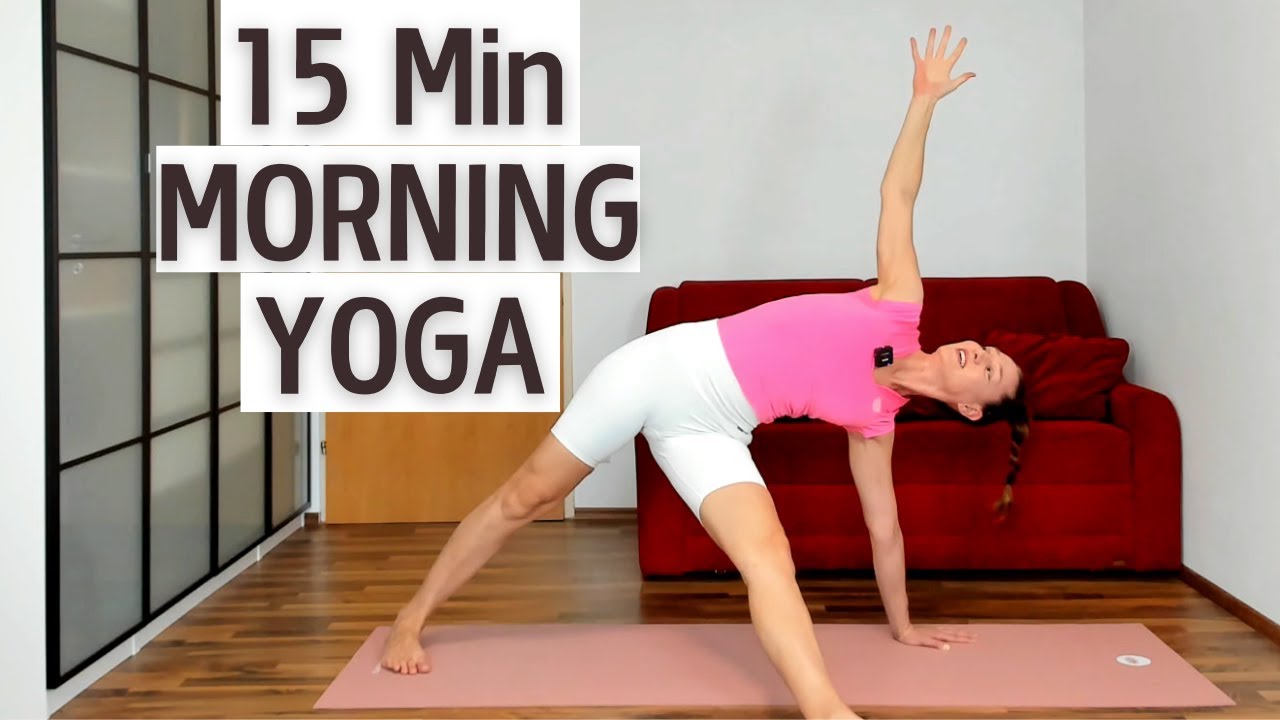 15 Min. Full Body Morning Yoga Flow | Activate, Strengthen & Stretch