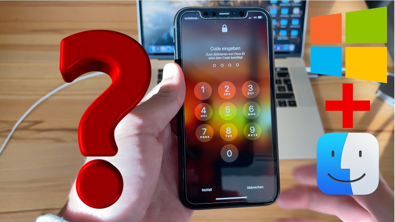 Vergessenen iPhone Code umgehen/zurücksetzen Deutsch unlock zurücksetzen / Code wiederherstellen 4K
