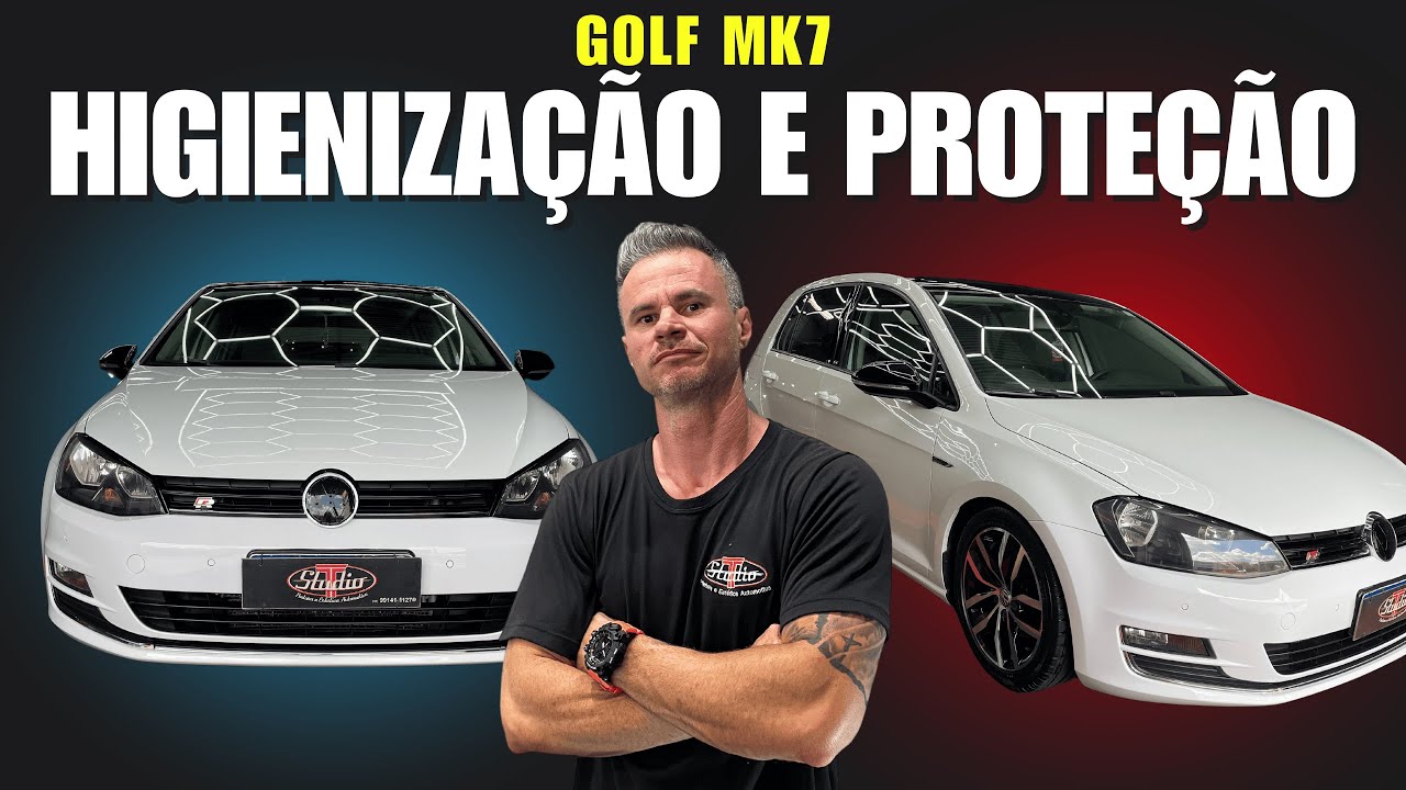 Olha como ficou esse carro! Golf MK7 Higienização e Proteção!! Resultado incrível!