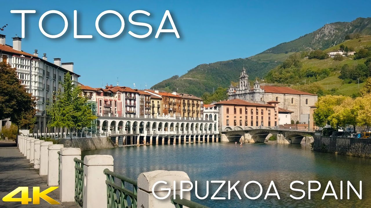 Tiny Tour | Tolosa Spain | A colorful medieval town on the bank of River Oria 2019 Autumn