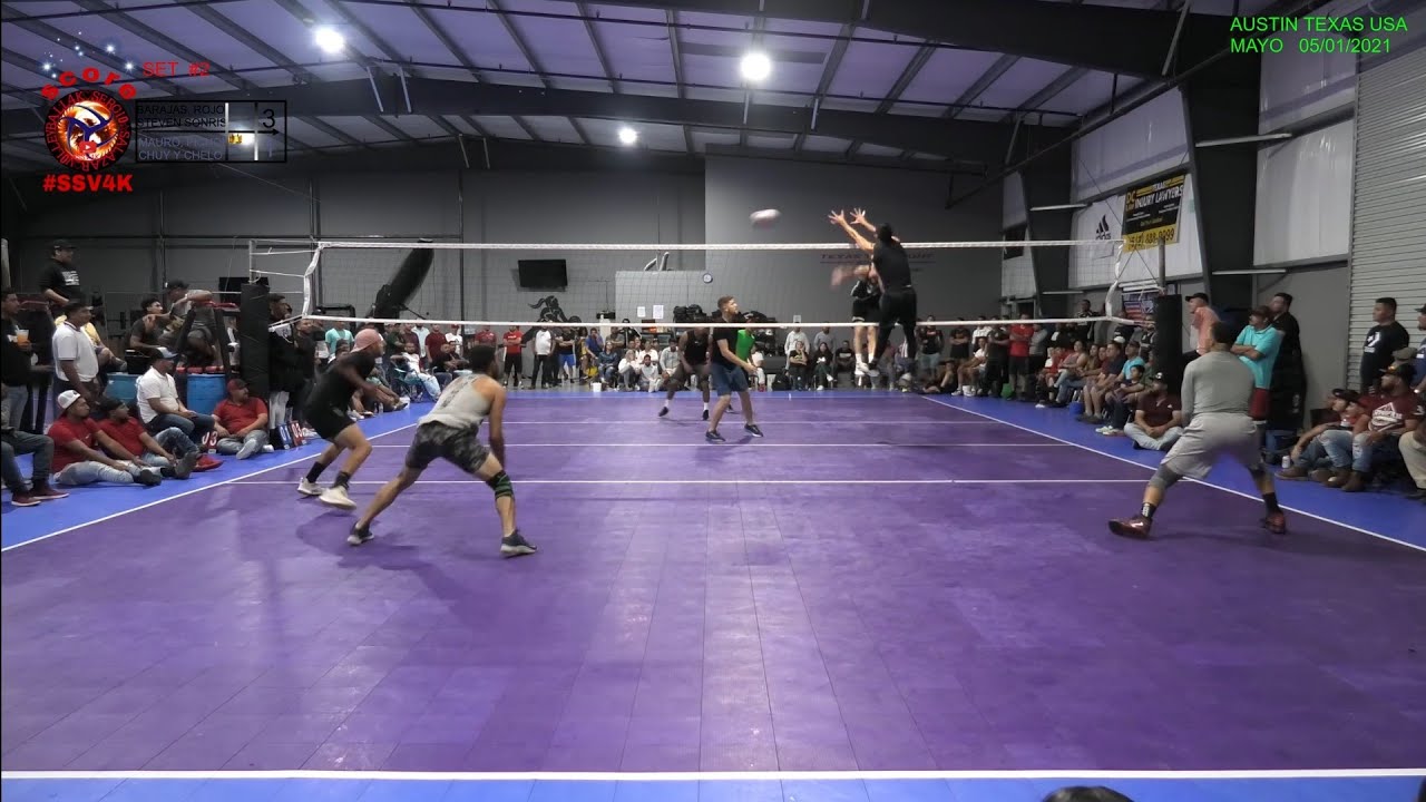 Volleyball PRO set #2 Barajas, Steven, Rojo y Sonrrisas VS Pichon, Mauro, Chuy y Chelo