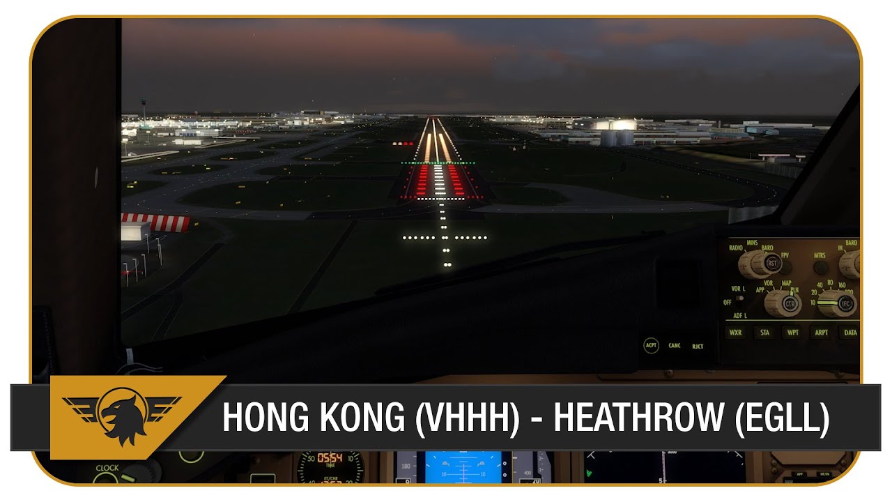 [Prepar3D] | PMDG 777-300ER | British Airways | BAW28 | Hong Kong (VHHH) - Heathrow (EGLL)