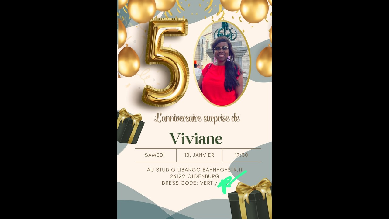 50 ANS DE VIVIANE. OLDENBURG, LE 10 JANVIER 2026