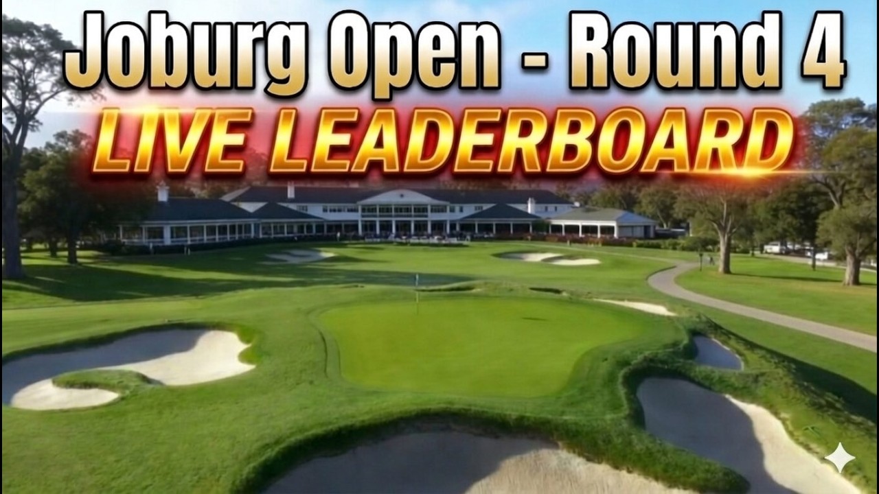 Joburg Open DP World Tour - Round 4 - Golf Live Leaderboard -  8.3.2026