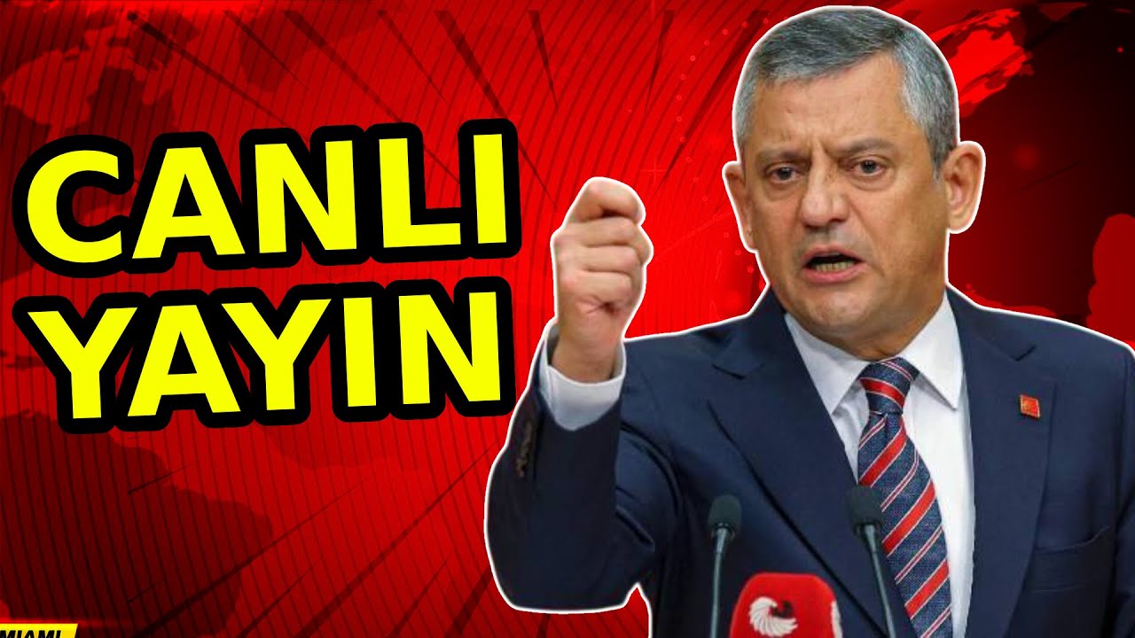 CHP Lideri Özgür Özel, İstanbul Kongre Merkezi'nde Toplumsal Barış ve Demokrasi Konferansı'nda