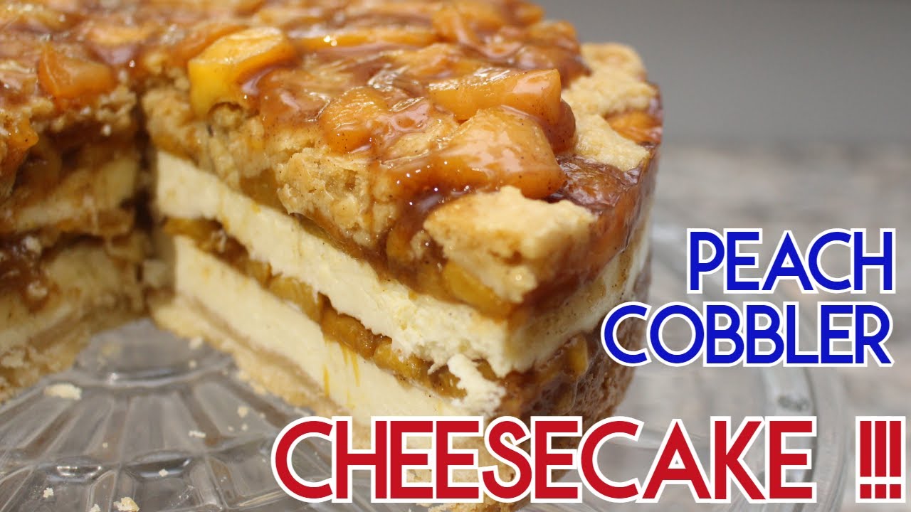 Peach Cobbler Cheesecake