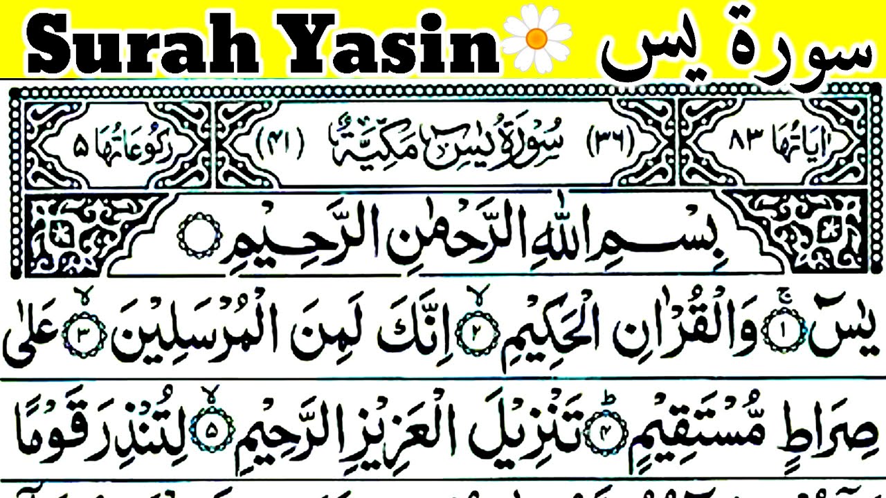 Peaceful Surah Yaseen | Relax Your Heart Peacefully | Ultimate RELAXING Quran to Ease Your Soul