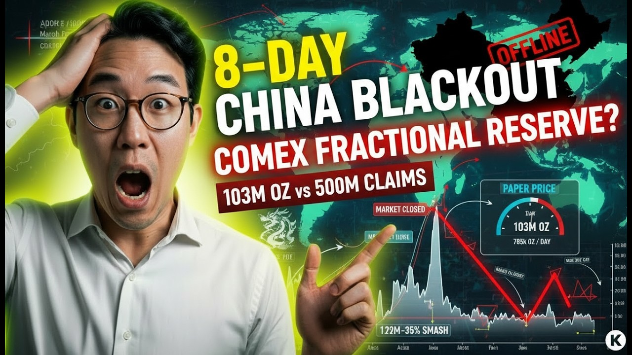 Ghost Week: China Shuts Down, COMEX Has 103M Oz vs 500M Claims – Someone Is Losing Their Silver