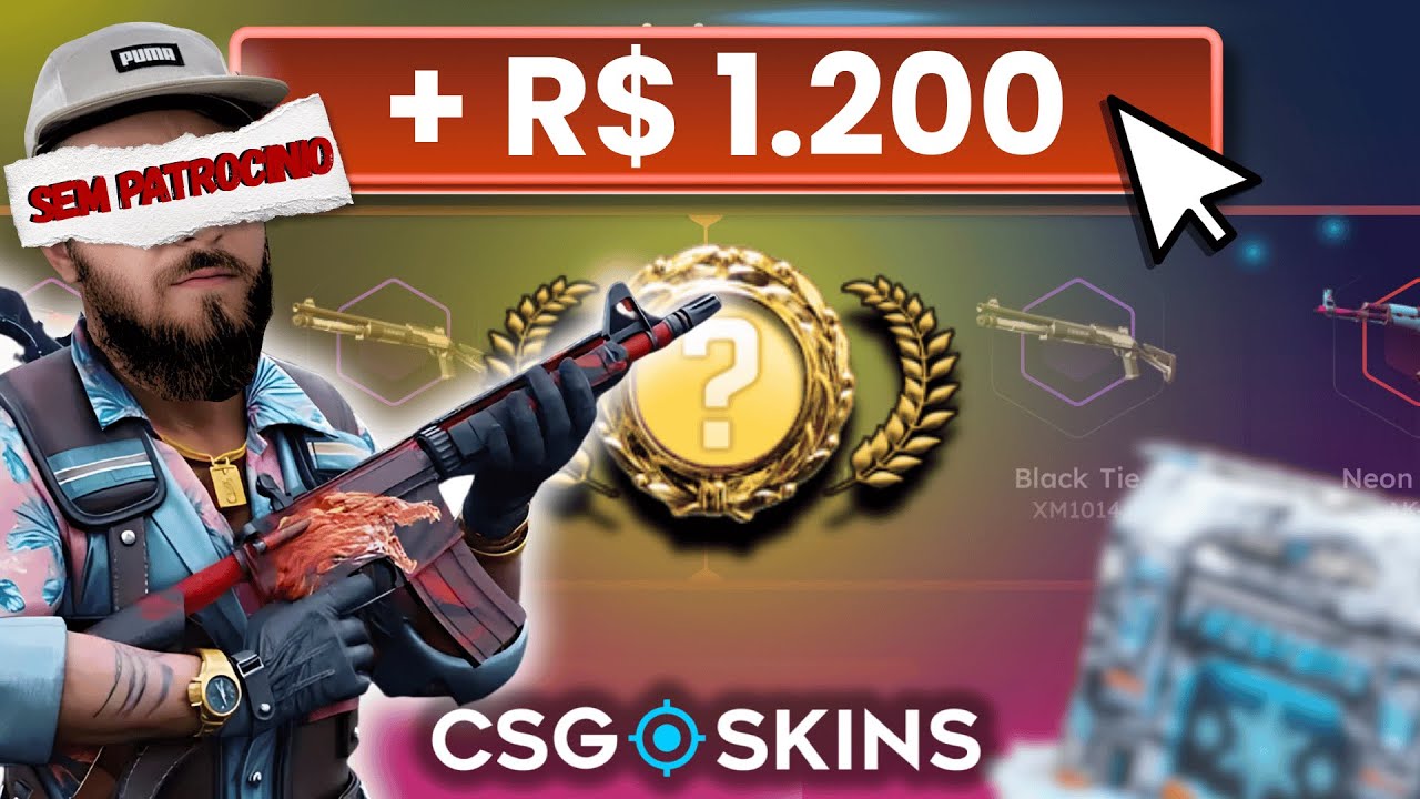 Depositamos 1200 REAIS na conta de um INSCRITO no CSGOSKINS em busca de uma FACA, tivemos profit?