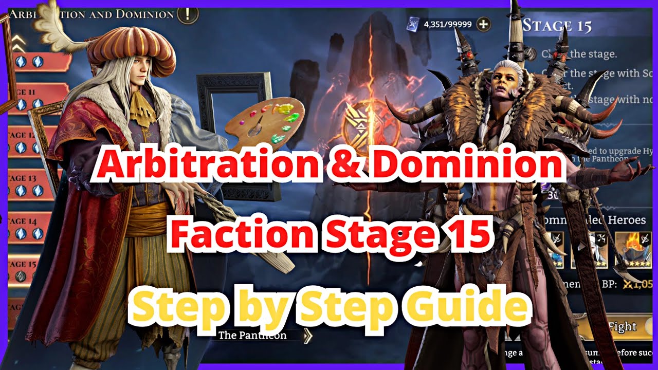 Arbitration and Dominion Stage 15 Faction Trail | Step by Step Guide | Watcher of Realms