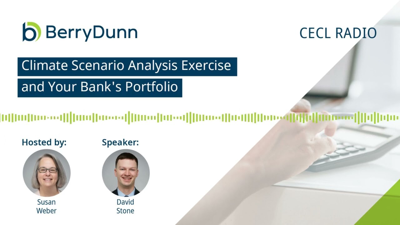 Climate Scenario Analysis Exercise and Your Bank's Portfolio