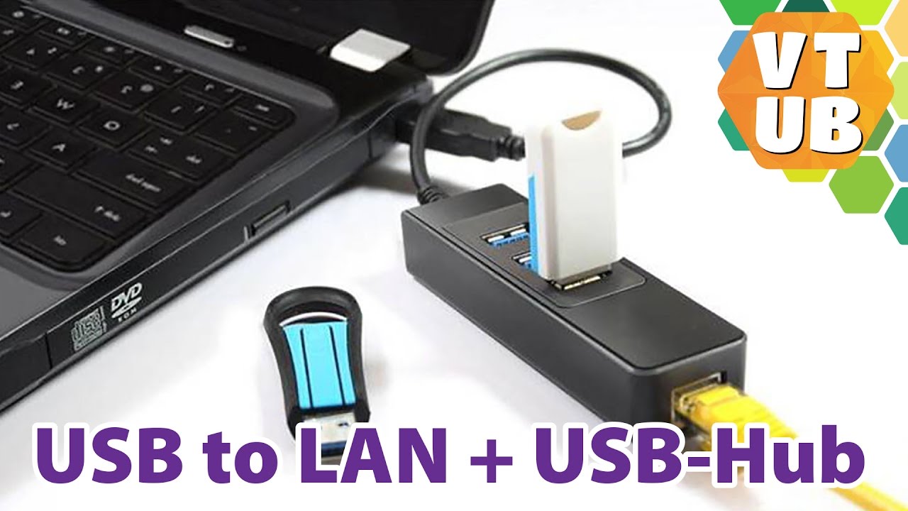 Посылка с USB 3.0 to Lan 1GB. Переходник и USB Hub
