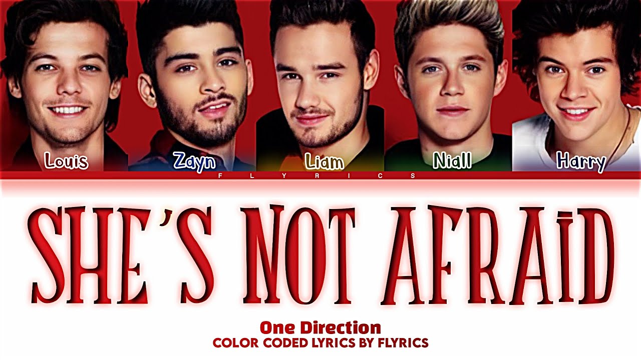 One Direction She's Not Afraid Lyrics (Color Coded Lyrics)