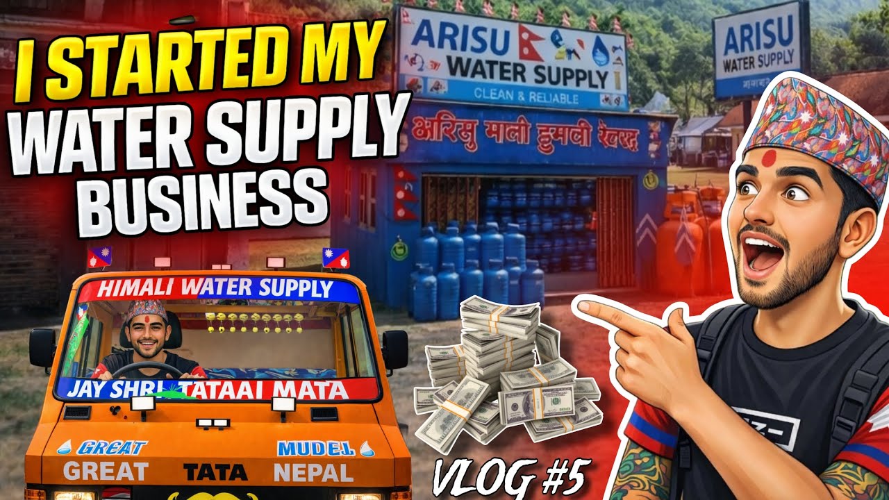 I Started My Water Supply Business💦|Bus Simulator Indonesia ⛰️😍