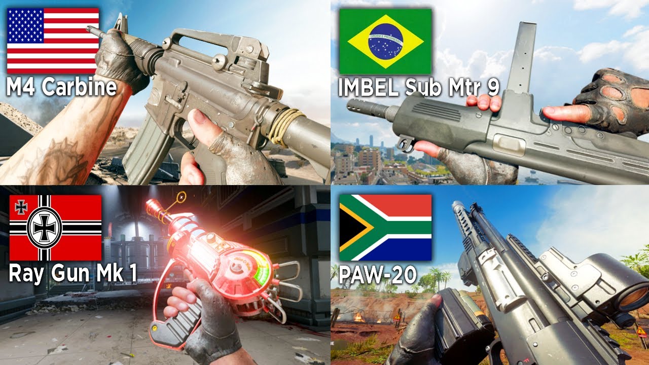 All Black Ops 6 Weapons Real Names, Origins, Inspect Animations (All Base + DLC Weapons & Zombies)