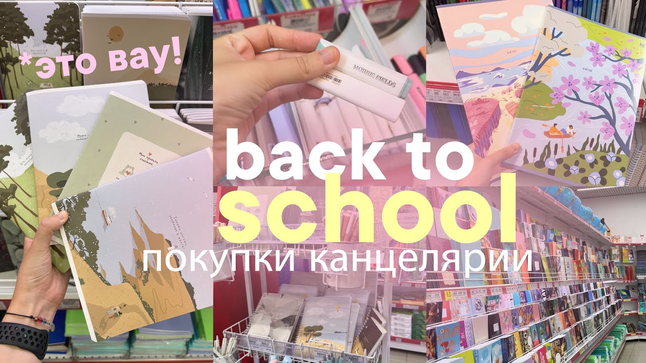 BACK TO SCHOOL 2025 | ПОКУПКИ КАНЦЕЛЯРИИ *Как из Pinterest*