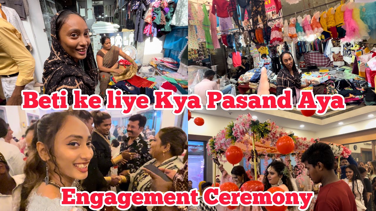 BACCHO KI SHOPPING🥰 | BEST ENGAGEMENT CEREMONY | #shafiqueaasifa #vlogger #familyvlogs #viral