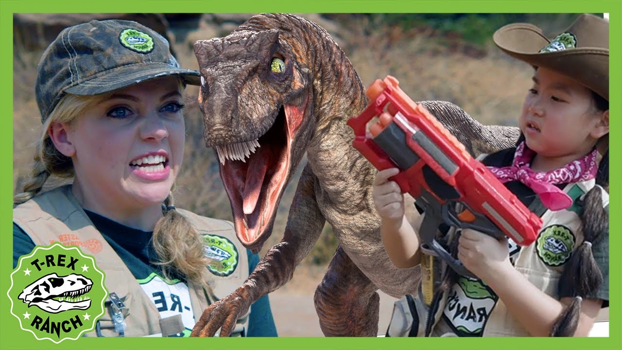 Into the Wild Zone - Dinosaur Survival Tips! T-Rex Ranch Dinosaur Videos