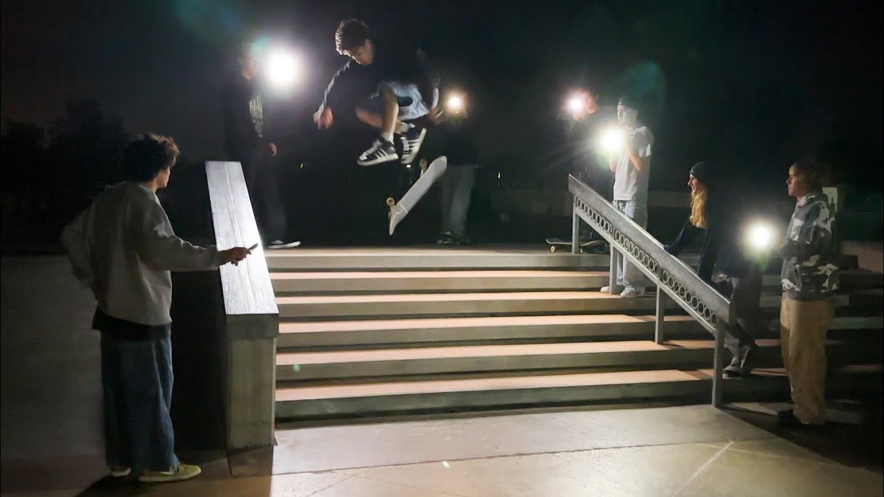 We Lit Up The Skatepark!