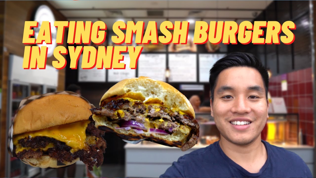 EATING SMASH BURGERS AND PHILLY CHEESESTEAK IN SYDNEY WITH BIG RAY | Food Vlog Review Blogger Patty