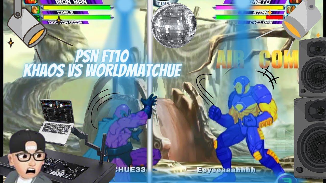 MvC2 - PSN FT10 Khaos vs Worldmatchue (MSCyke vs Team Illan)