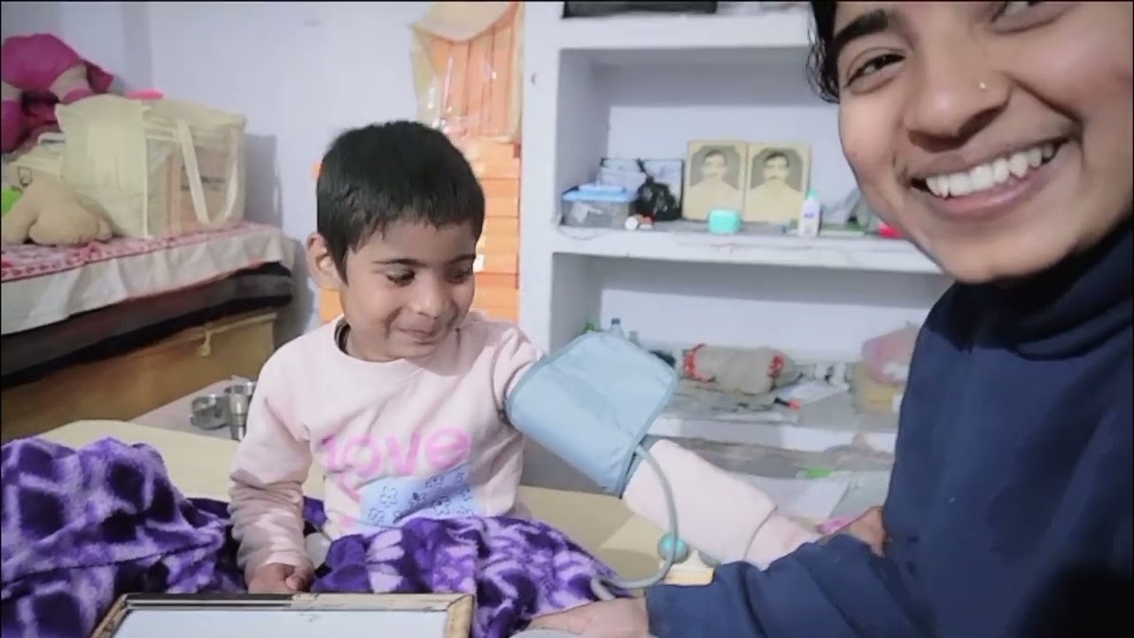 😱 Yashvi ka BP Check | BP Machine Dekh Kar Darr Gayi 😍 | Funny Family Vlog 