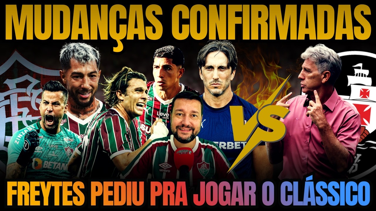 🚨ZUBELDÍA FAZ TRÊS MUDANÇAS NO FLU. GUGA E RENÊ NAS LATERAIS. FLU LIDERA ESTATÍSTICAS DO BRASILEIRO.