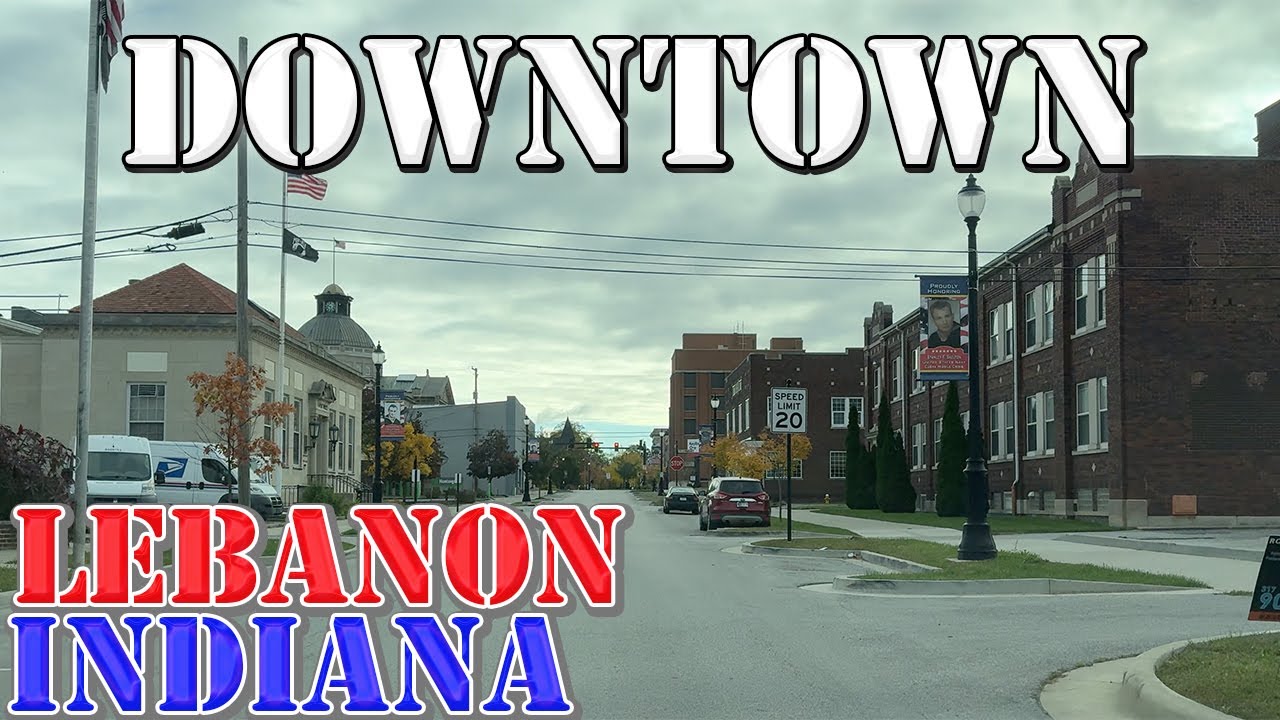 Lebanon - Indiana - 4K Downtown Drive