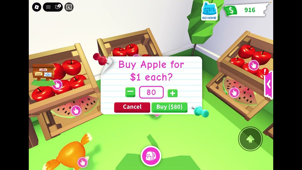 In adopt me, I can only trade food!!!!! 🥘 