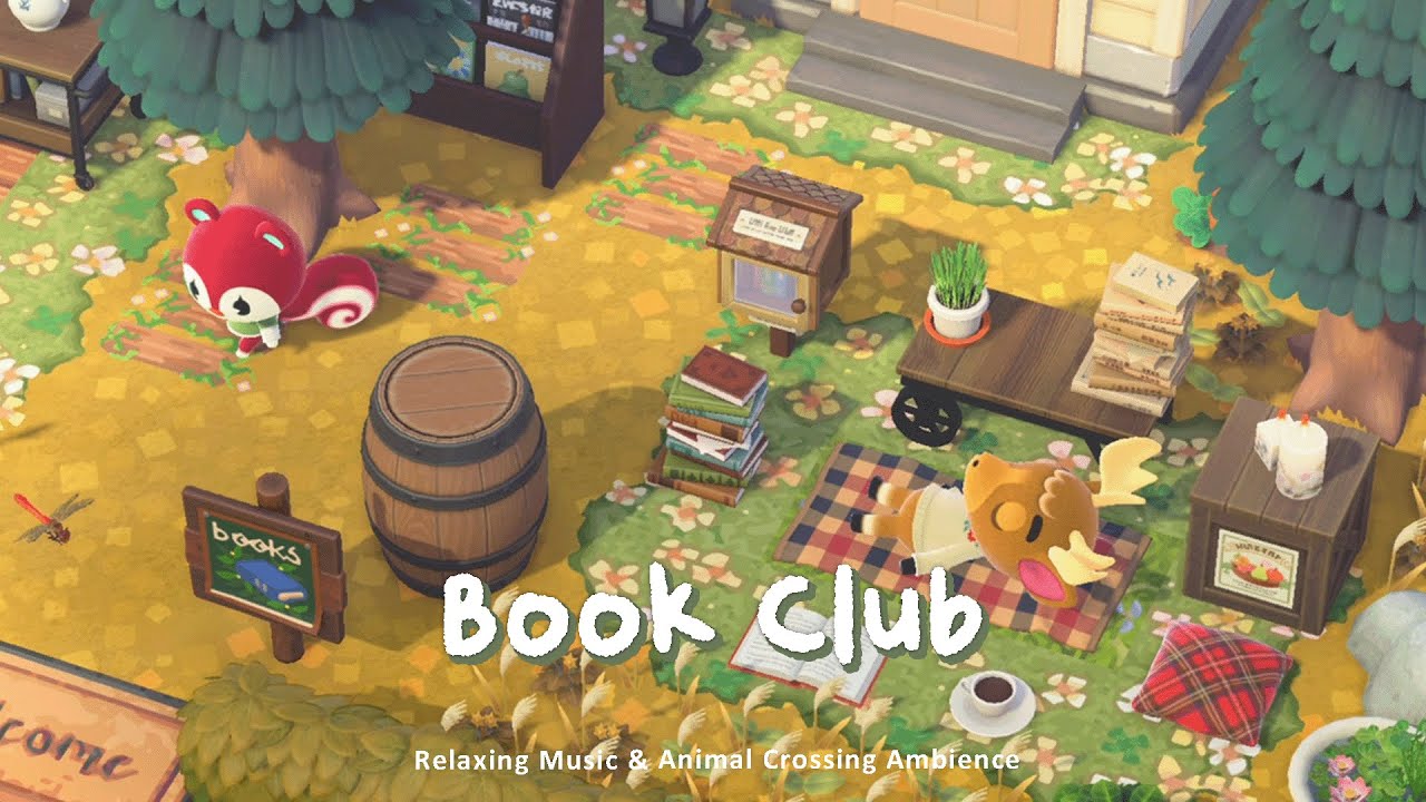 Book Club 📚 Relaxing and Mellow Jazzy Chillhop for Studying & Reading | Animal Crossing Ambience