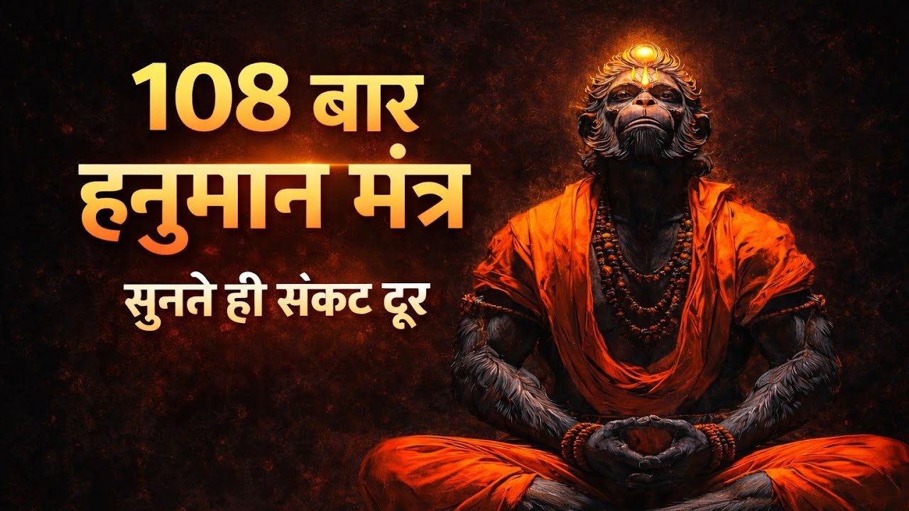 ॐ ऐं ह्रीं हनुमते नमः | Hanuman Mool Mantra 108 Times | Sankat Mochan Mantra